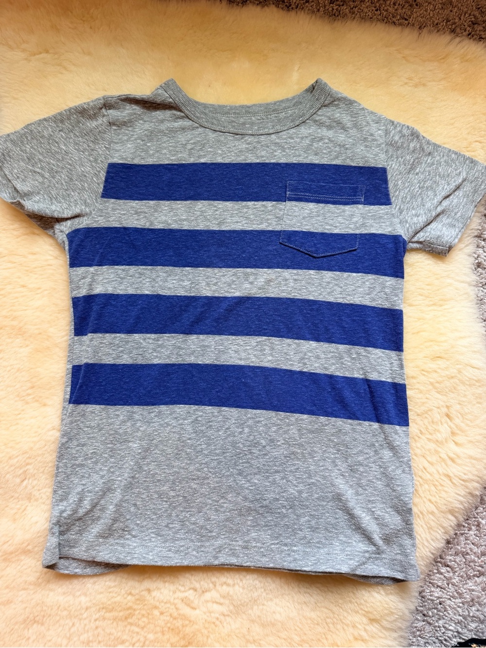 3 Crewcuts Boys' White Sailboat, Grey Stripes, Blue Stripes Size 6-7 - Picture 5 of 9